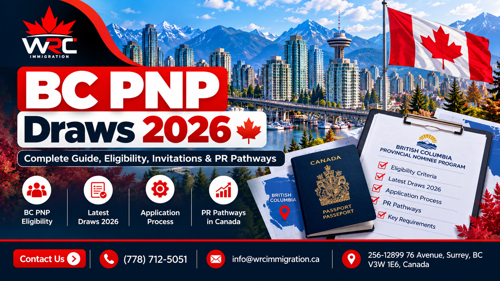 BC PNP Draws in 2026: Eligibility, Invitations and Permanent Residence