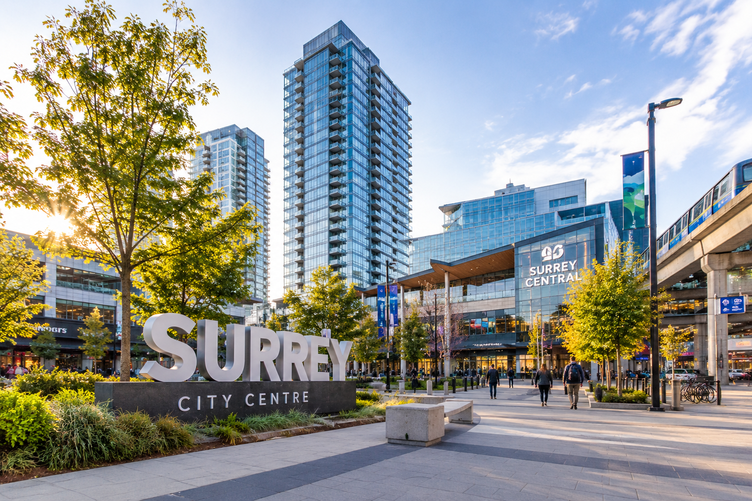 Surrey city centre